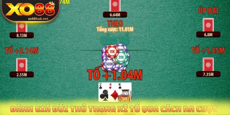 Đánh giá đối thủ trong Xì tố qua cách ra cược