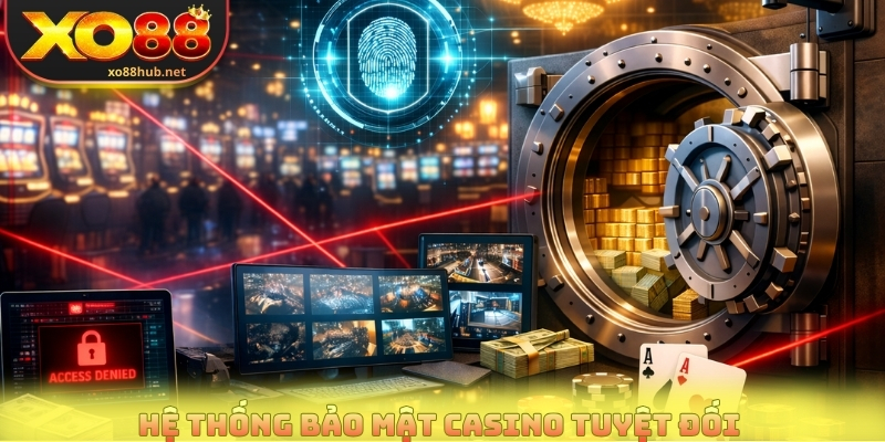 Hệ thống bảo mật casino tuyệt đối 