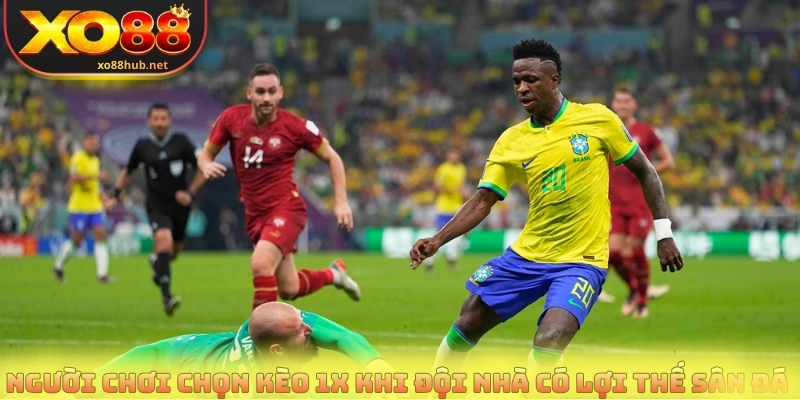 Kèo Cơ Hội Kép - Đặt Cược Thông Minh, Nâng Cao Tỷ Lệ Thắng 4 Người chơi chọn kèo 1x khi đội nhà có lợi thế sân đá