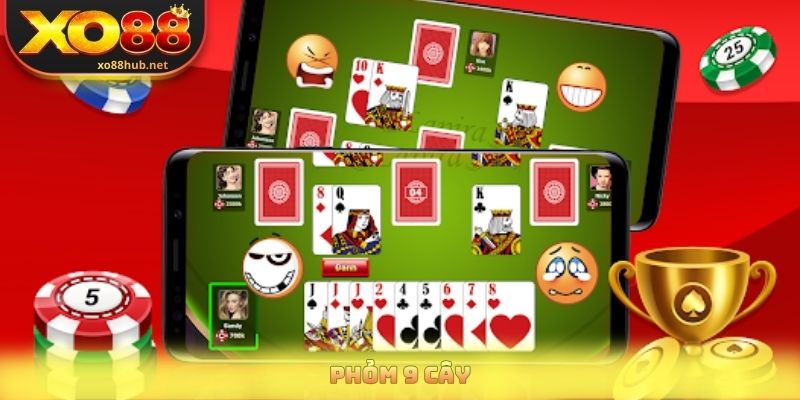Phỏm 9 Cây: Luật Chơi Chuẩn Và Mẹo Đánh Bài Thắng Nhanh 1 Phỏm 9 Cây
