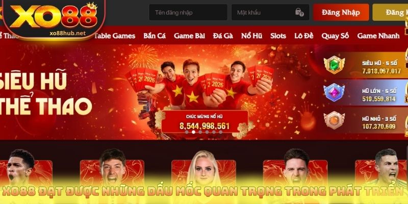 Trang chủ 5 Xo88 đạt được những dấu mốc quan trọng trong phát triển