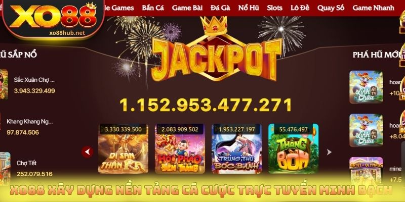 Trang chủ 4 XO88 xây dựng nền tảng cá cược trực tuyến minh bạch